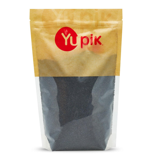 Yupik Raw Black Sesame Seeds, 2.2 lb (35.2 oz), Gluten - Free, Kosher, Vegan, Natural Black Seeds, Unroasted, Unsalted, Plant - Based Protein, Source of Fiber, Iron & Calcium, Ideal for Cooking & Baking - Fresh Hearth