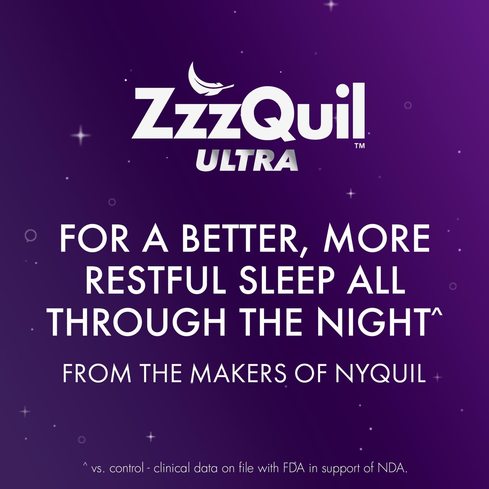 ZzzQuil ULTRA, Sleep Aid, Doxylamine Succinate 25mg, Sleep Aids for Adults, Nighttime Sleep Aid, 48 Tablets - Fresh Hearth